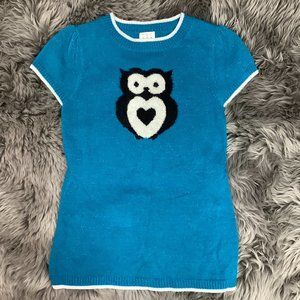 CRB girl Blue T-Shirt With Owl